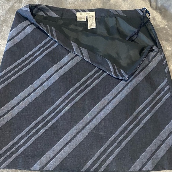 Nine West Striped Pencil Skirt - Picture 3 of 4